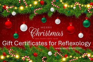 Christmas Gift Ideas - Gift Certificate for Reflexology